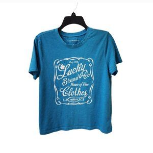 Lucky Brand Blue House Of Fine Clothes Women's Shirt Medium